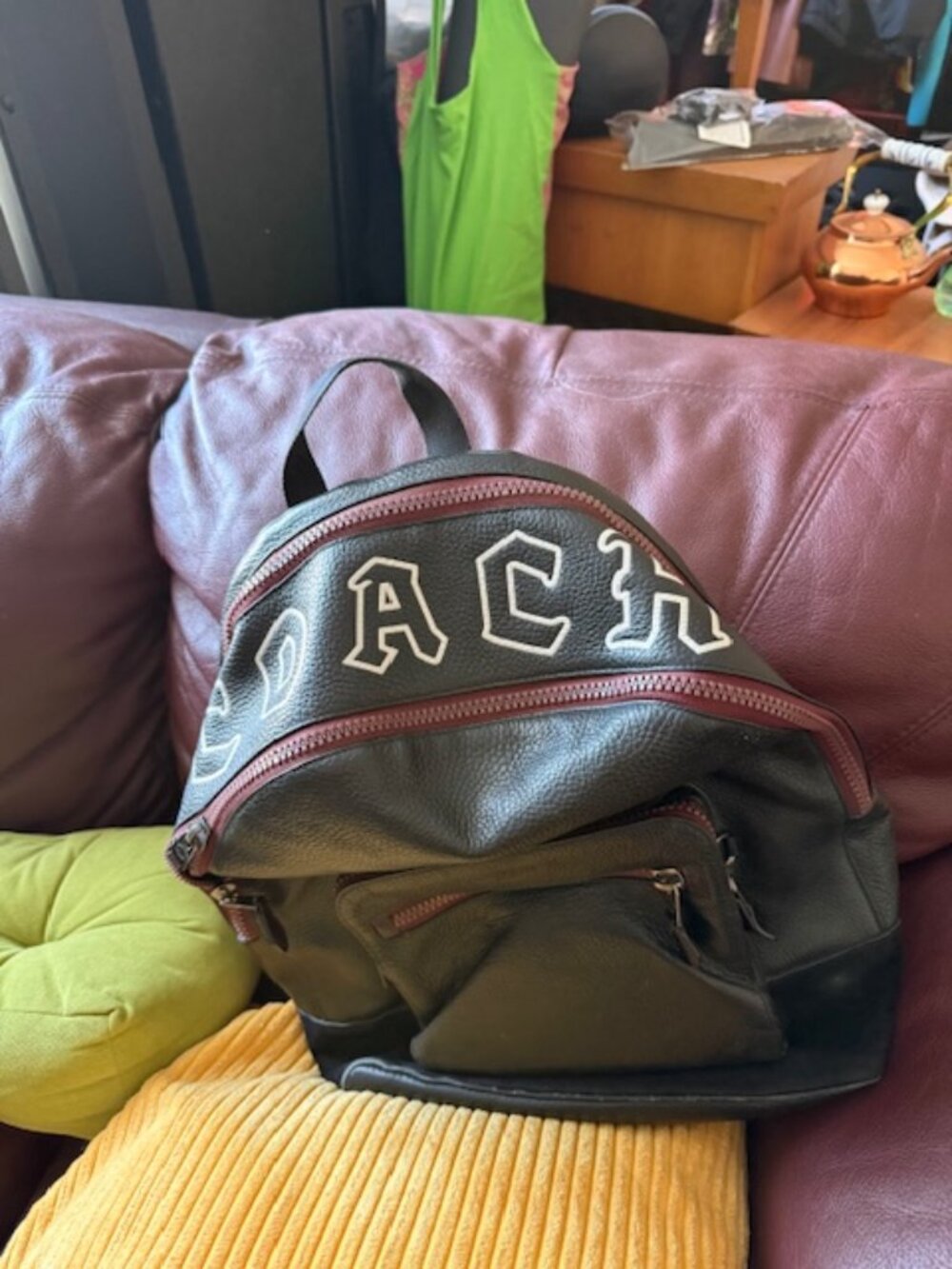 Coach Gothic Leather Backpack